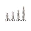 410 Stainless Steel Cross Recessed Countersunk Head Self-Drilling Screws