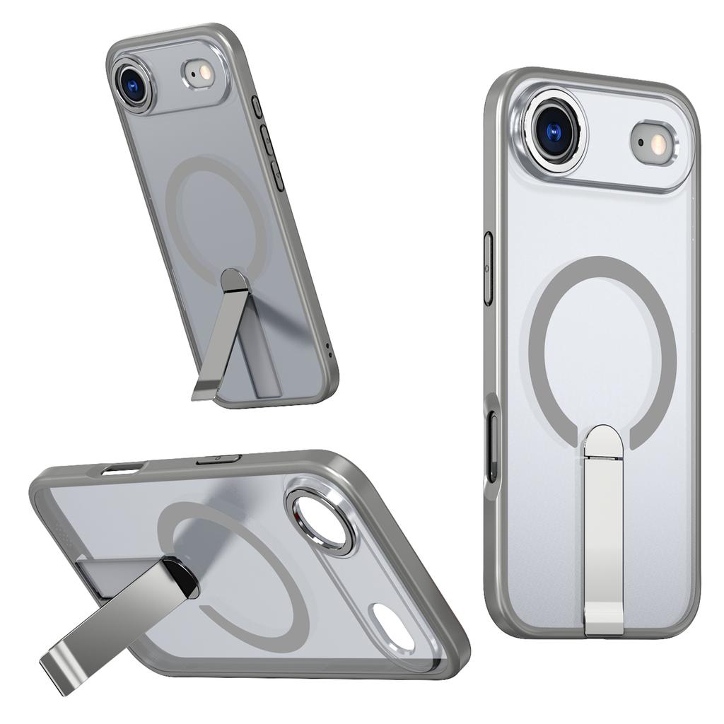 For iPhone Air Case Compatible with MagSafe Kickstand TPU + Acrylic Phone Cover