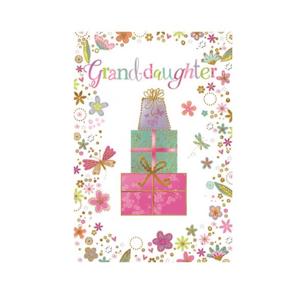 Simon Elvin Grand Daughter Present Greetings Card (Pack of 6)