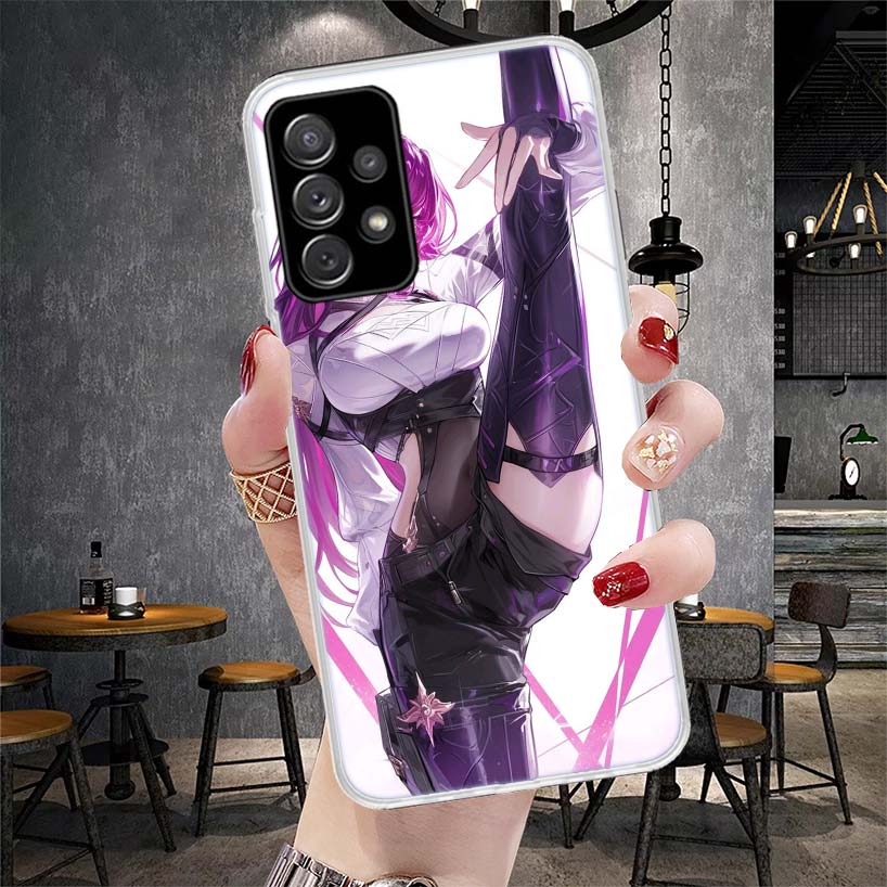 Honkai Star Rail Kafka Phone Case For Samsung Galaxy A13 A14 A15 A16 A17 A53 A54 A55 A56 A57 A33 A34 A35 A36 A37 A23 A24 A25 A26