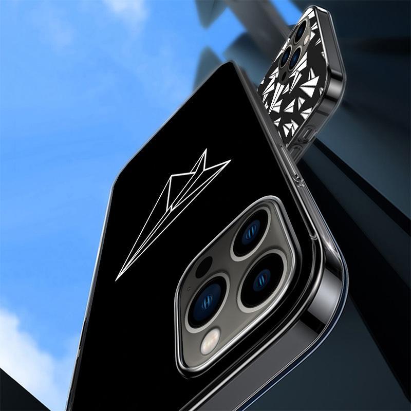 Paper Plane Airplane Fly Cover Phone Case For iPhone 16 17 Air 15 14 Pro Max 16E Phone Case 13 Mini 12 11 7 SE 8 Print Pattern F