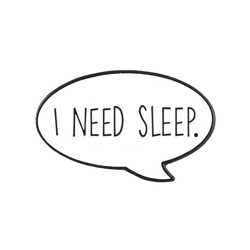 

«Всегда устал» - красочная металлическая брошь с цитатой - милый слоган, набор значков на лацкан