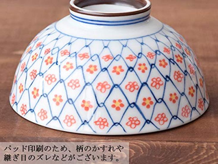 Tableware East Lightweight Porcelain Rokubei Tea Mesh Small Flower Set of 2 Japanese Tea Japanese Tea Tea Tea Rice Lightweight Tableware Bowls,