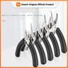 Stainless Steel Mini Needle Nose Pliers Curved Nose Pliers Jewelry Making Hand Tool Pliers for DIY Bracelet Jewelry Making Tools
