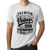 Ultrabasic Homme T-shirt Graphique Vintage Year Cadeau 2008