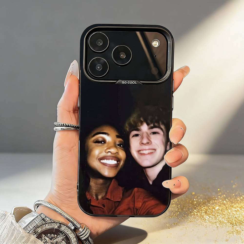 W-Walker and leah Phone Case For iPhone17,16,15,14,13,12,11,Pro,MAX Gray Matte Silicone Black Cover