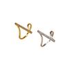 Simple And Luxurious Gold Wave Ring For Women Versatile Electroplated Jewelry Accessory