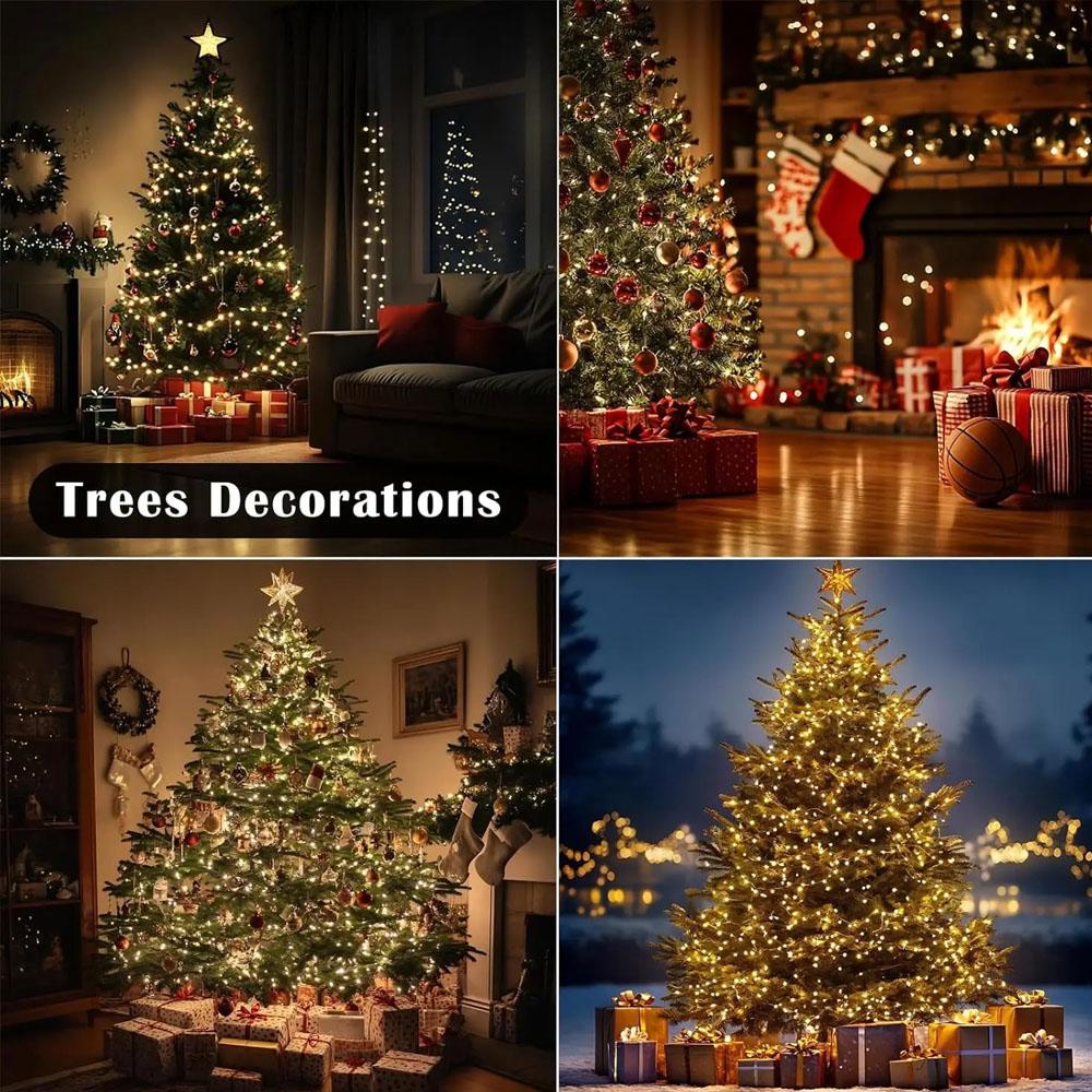 Atmosphere Night Light Strip Christmas Wedding Decoration String Light Green Copper Wire Christmas Decoration Light Remote Control