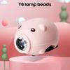 High-Lumens Bike Handlebar Light with Horn Rechargeable Waterproof Cartoon Shaped Children Bicycle Headlight Bike Supplies