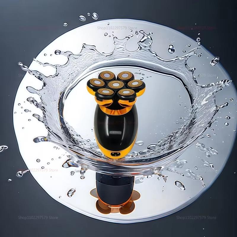 Electric Shaver 7Head Floating Cutter Shaving Machine USB Rechargeable Portable Beard Trimmer for Men Beard Grooming Travel