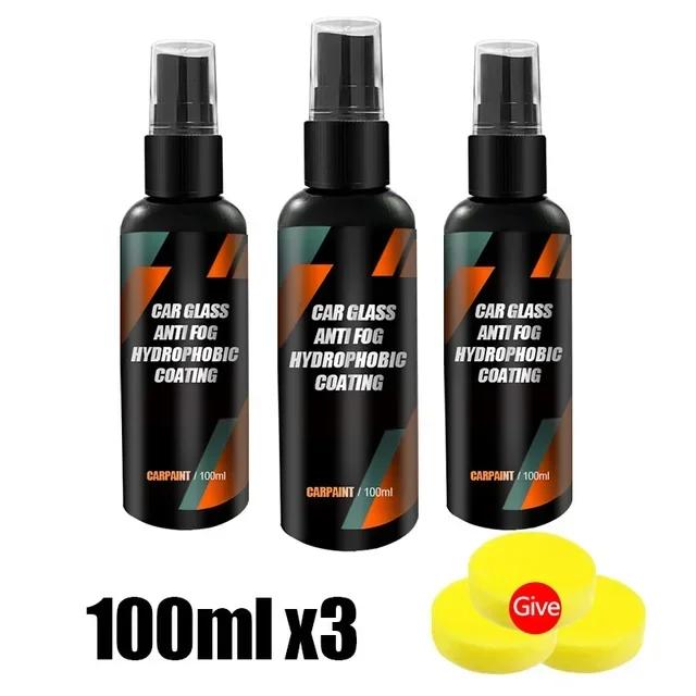 1/3pcs Anti Fog Coating Spray Windshield Mask Auto Rearview Mirror Polish Kit Hydrophobic Anti-fogging Agent for Auto Cleaning