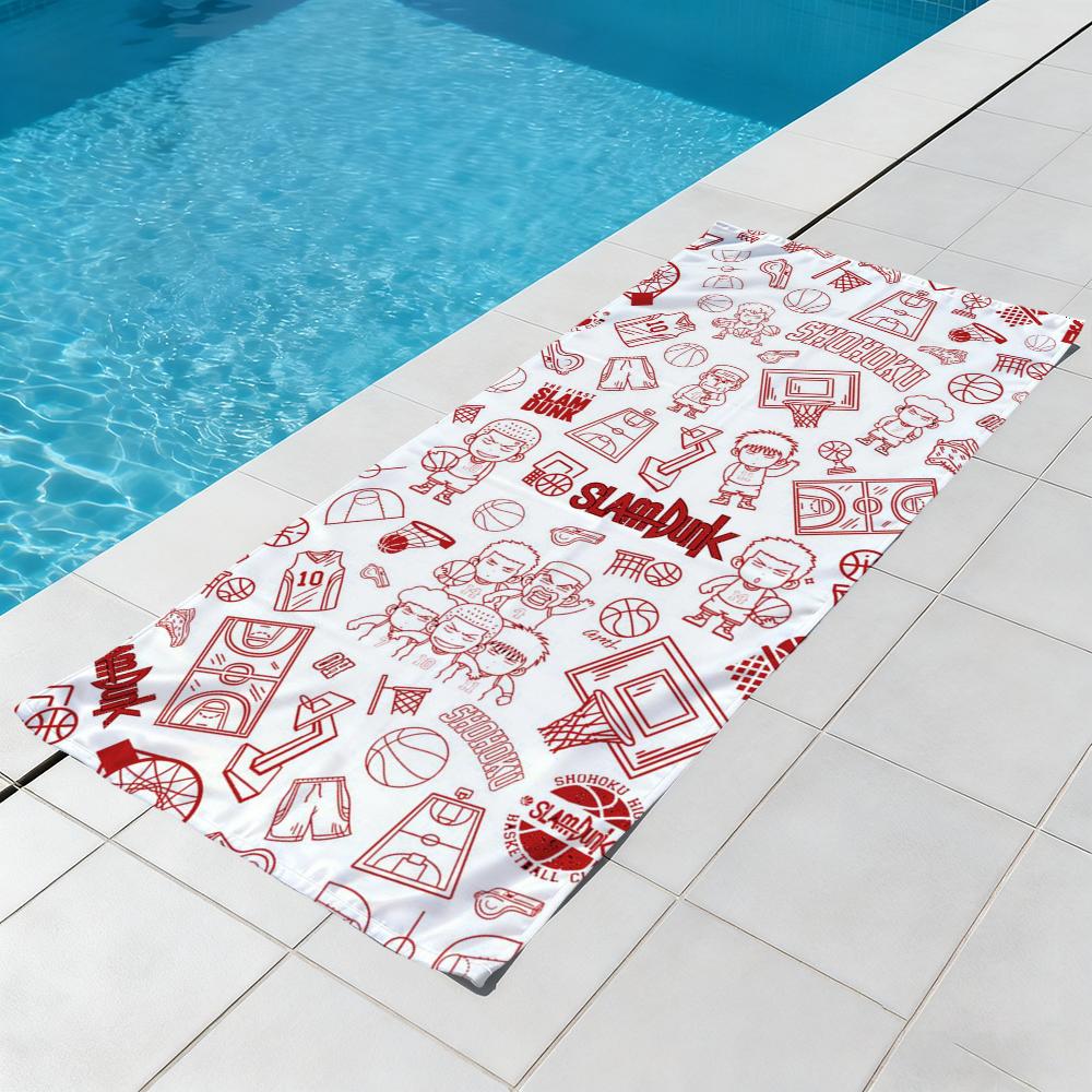 S-slam Anime Cute Towel D-dunk Beach Quick Dry Soft Pool Towels Gift for Travel Gym Shower Camping Sports