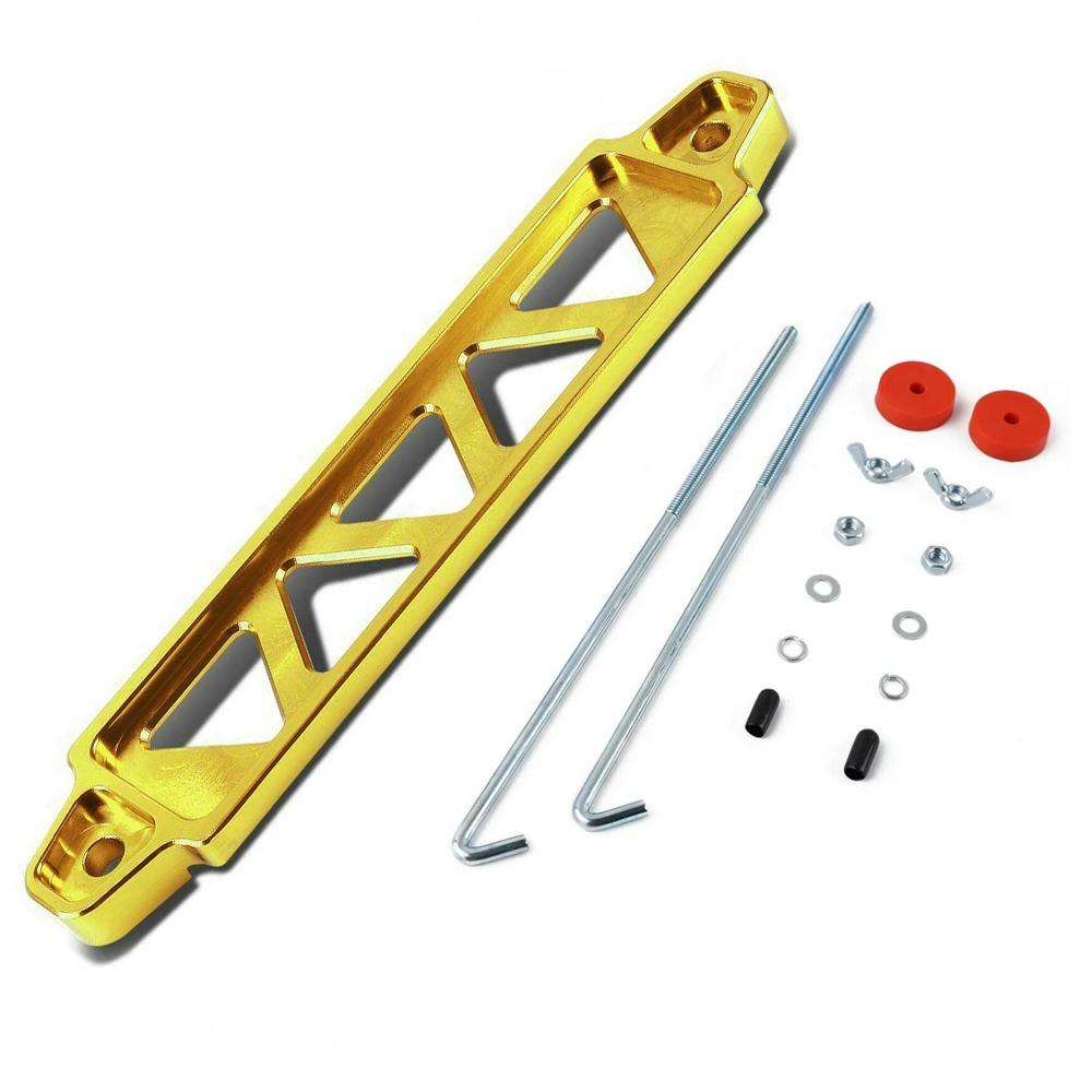 218mm/190mm Aluminium Universal Batterie Auto Batterie Tie Down Halterung Halterung Brace Bar für Honda Civic EK