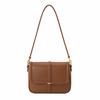 Niche design small square bag, 2024 summer new model, simple and versatile shoulder bag with flap, super popular small crossbody bag
