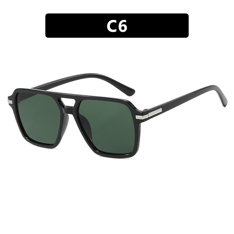 Men's Sunglasses, Rice Nail Square Retro Women's Sunglasses.