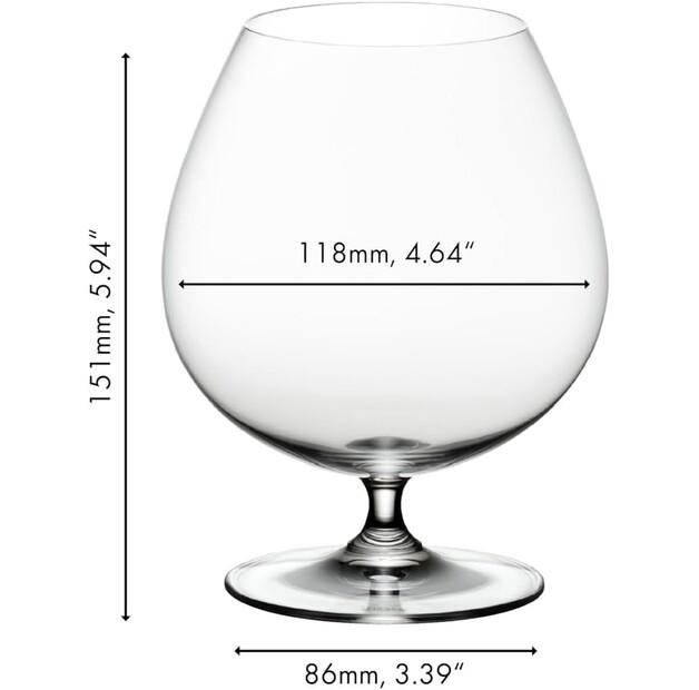 Бокалы для бренди Riedel Vinum Bar, 2 штуки (6416/18)