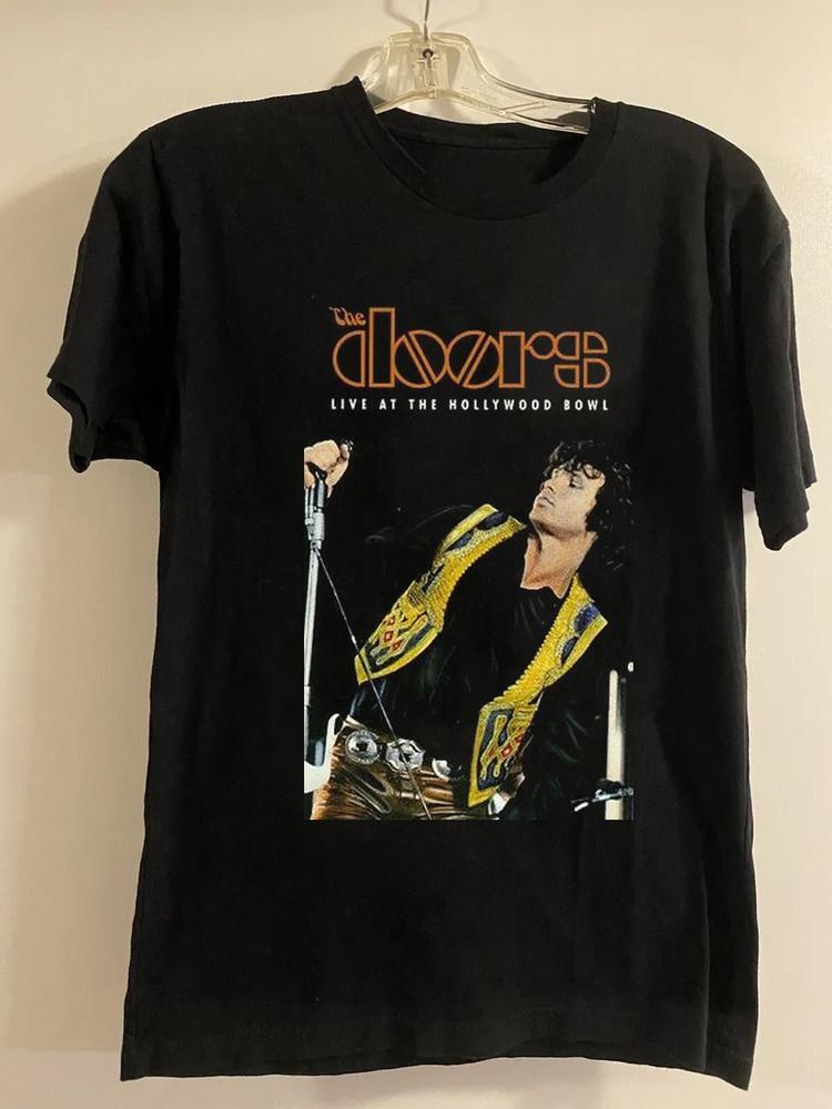 Jim Morrison The Doors Band Black Full Size To 4XL Tee Shirt Unisex Unisex T-Shirt S
