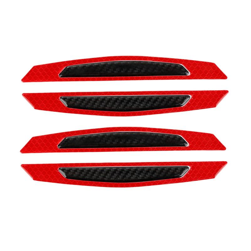 4Pcs/set Car Reflective Strip Anti-collision Warning Stickers Safety Mark Side Scratch-proof Door Anti-collision Sticker
