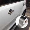 3D Carbon Fiber Car Door Edge Protector Anti-Scratch Guard Strip 7cm X 3m Universal Vehicle Body Bumper Side Mirror Protection