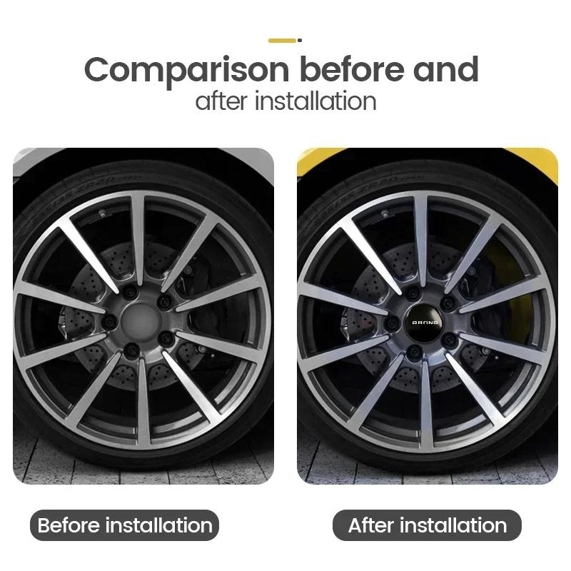 For Seat 4pcs 56/60mm Car Wheel Center Hub Caps Emblem Stickers Tire Rim Covers Auto Accessories CUPRA Altea Leon 5f Ibiza 6j ibz023