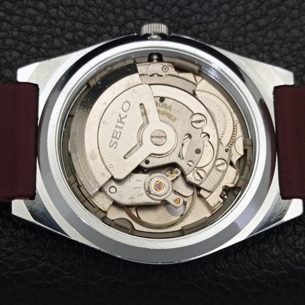 VINTAGE REFURBISHED SEIKO 5 AUTOMATIC 6309A JAPAN MENS RED DIAL WATCH A441364-5