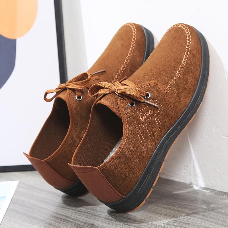 

Тканевые туфли мужские одинарные туфли весна и осень новые подошва из говяжьей жилы мягкая подошва легкие повседневные туфли 44