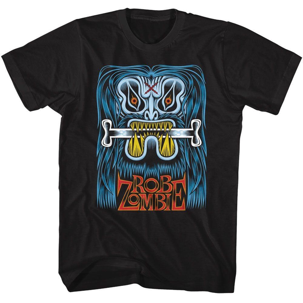 Rob Zombie Blue Beast Black Music Shirt