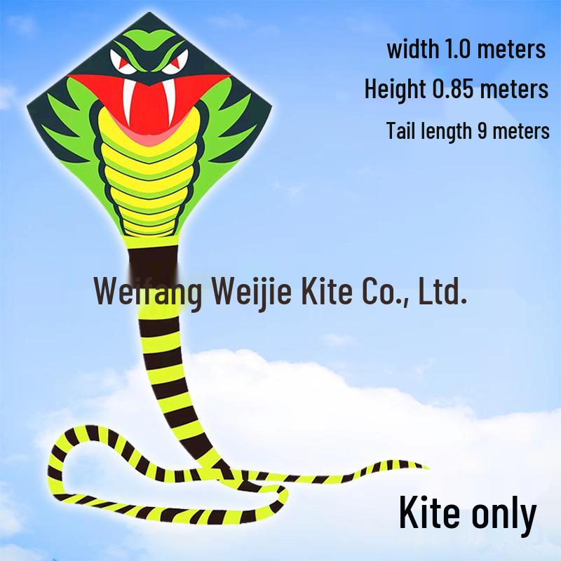 Weifang Pterodactyl Cartoon Kite for Kids - Easy to Fly in Light Breeze, Free Shipping