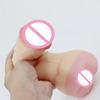 2 In 1 Realistic Pussy with Real Big Penis Enlarger Sleeve Vagina Anus Masturbation Sex Toys for Men Women Adult Erotic Supplies