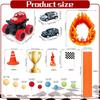 30PCSTruck Cake Decorations Truck Cake Toppers Balls Race Car Cake Toppers for Truck Themed Racing Car Party Decorations