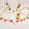 Handmade Glass Fruit Pendant Necklace Offering A Touch of Artistics and Nature Inspire Elegant for Any Outfits