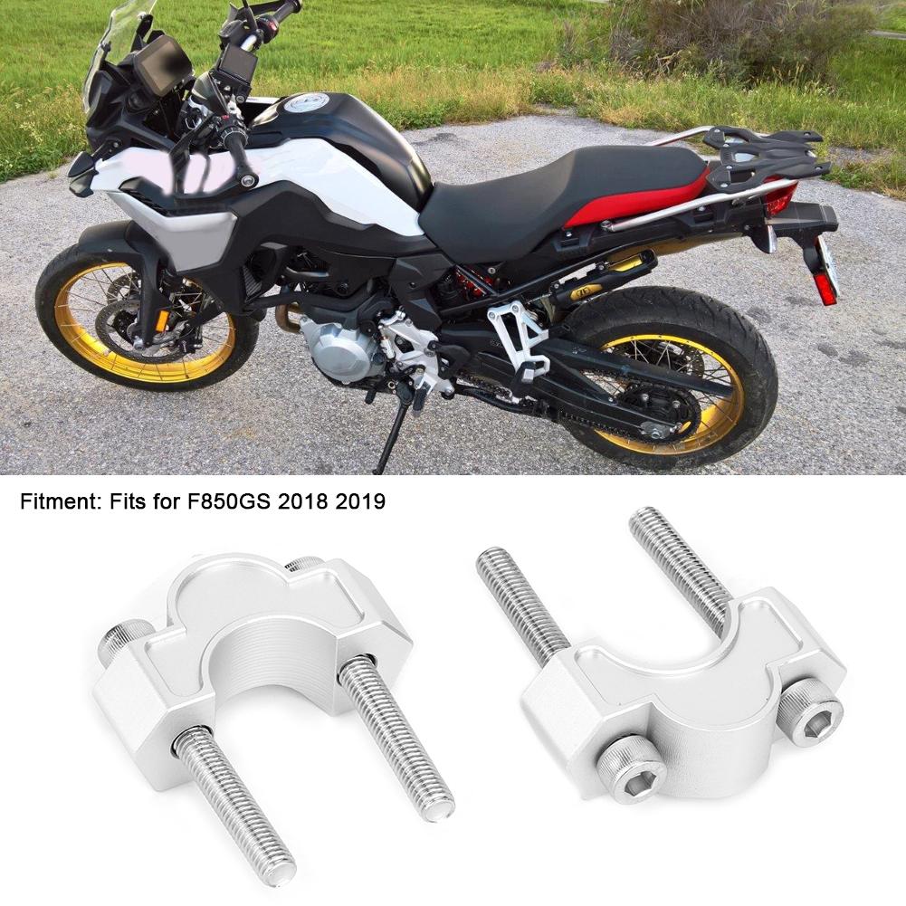 Aluminum Alloy Motorcycle 0.8in Handlebar Riser Height Adapter Fits for F850GS 2018‑2019 for 0.9in Diameter Handlebar