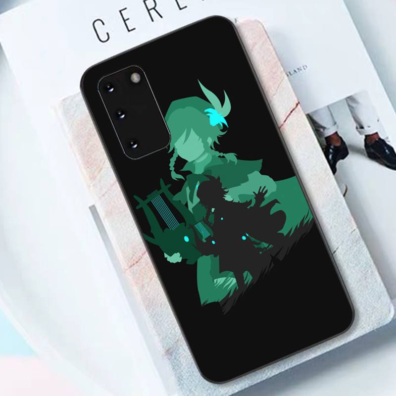 Genshin Impact Kazuha Zhongli Hutao Xiao Pouzdro na telefon pro Samsung S10 21 20 9 8 plus lite S20 UlTRA 7edge