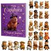 Novelty Gift for Capybara Lovers 2026 Christmas Advent Calendars, 24 Days Countdown with Creative Desk Accessories Cute 2D Hanging Ornaments, Holiday