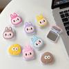 Cartoon Cute Mobile Phone Airbag Bracket Pasted Flip Mirror Telescopic Desktop Support Frame Portable Makeup Mirror Women'S Model