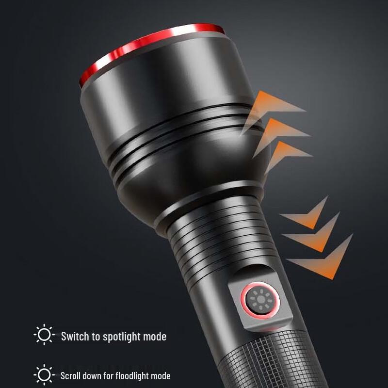 QB-1189 Rechargeable Zoom Flashlight