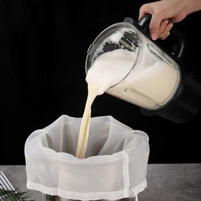 Nylon Food Strainer Reusable Filter Bag Straining Bag  For Nut Milk Wine Cider Apple Grape Juice