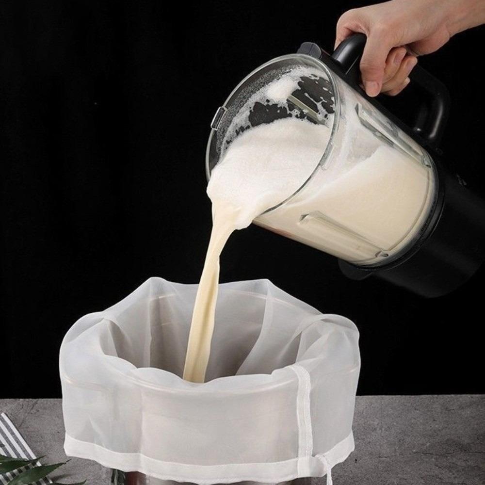 Nylon Food Strainer Reusable Filter Bag Straining Bag  For Nut Milk Wine Cider Apple Grape Juice