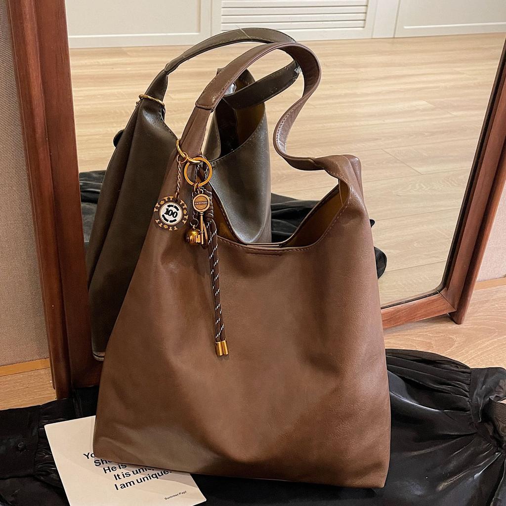 Commuter Bag Women's Large-capacity New Versatile Casual Shoulder Shopping Bag Tote Bag