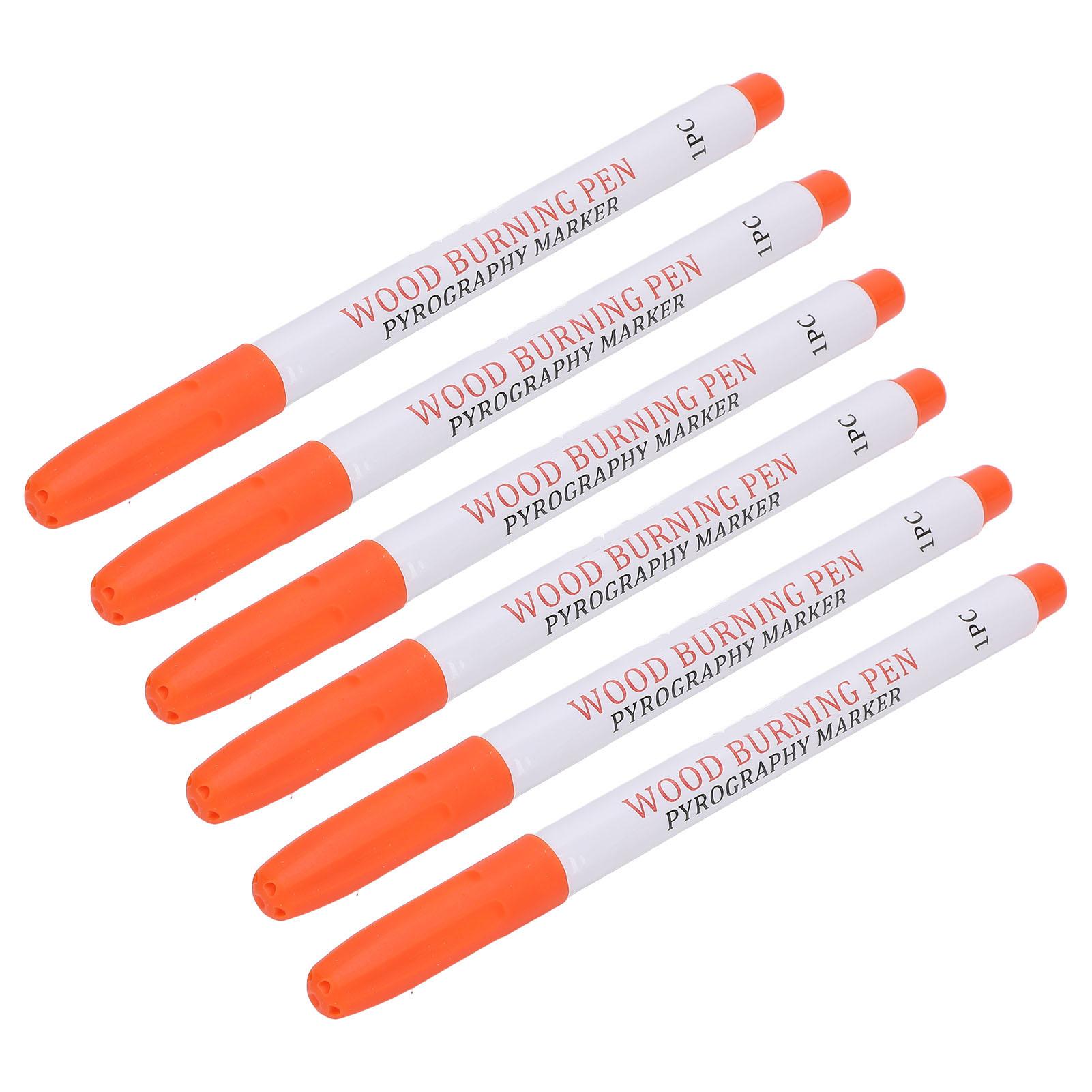 

6шт ручка для выжигания по дереву термочувствительный краситель инструмент для выжигания по дереву для кожаных изделий ручной работы