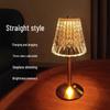 Luxury Crystal Pumpkin Bedside Lamp: Elegantly Designed Charging Night Light with a Simple Atmosphere