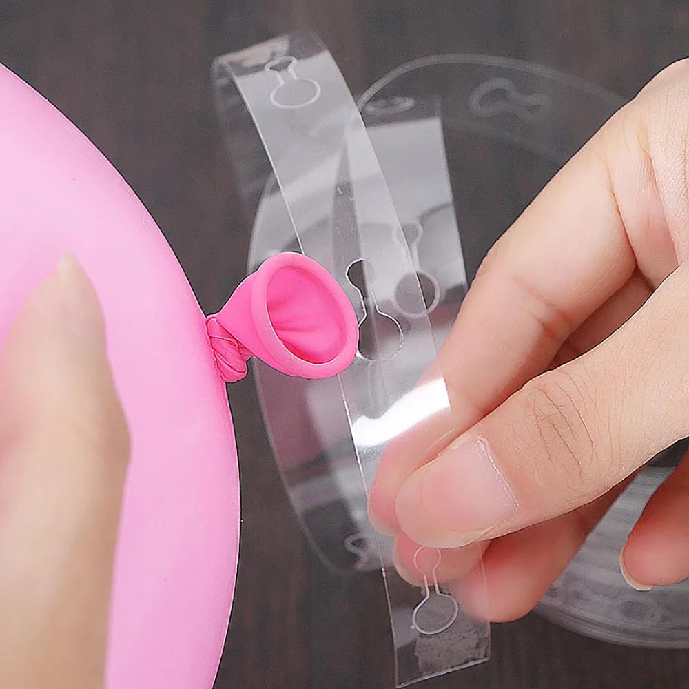 5M Transparent Balloon Chain Strip for Arch Garland Wedding Birthday Decor Baby Shower Balloons Accessories DIY Party Supplies 5
