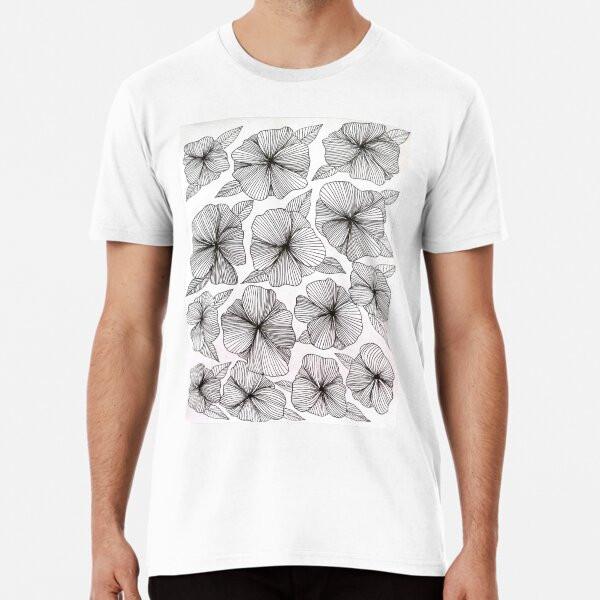 

Floral Zentangle S to 5XL Made in the AU/USA T-Shirt 3XL