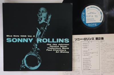 LP Record SONNY ROLLINS - Volume 2 GXK8035,BLP1558 BLUE NOTE 1978 Japan Jazz Used