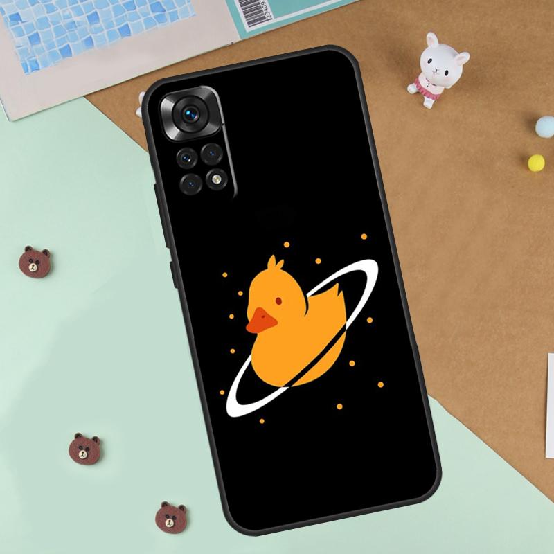 Süße Cartoon-Enten-Hülle Für Xiaomi Redmi 14C 10C 12C 13C Hülle Für Redmi Note 13 Pro 14 9 10 11 12 10S 11S 12S