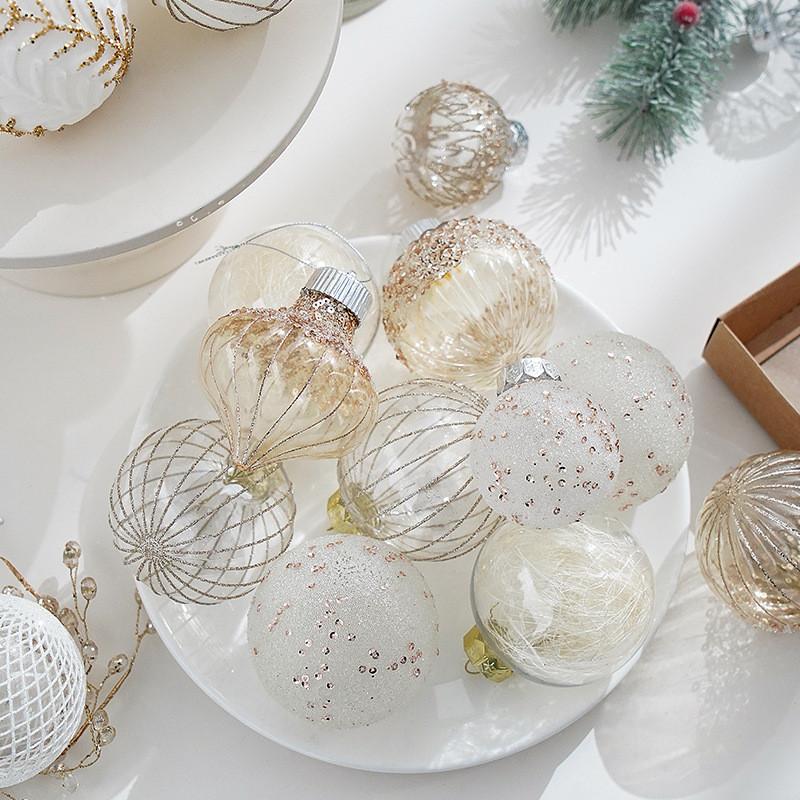 Festive Decoration Christmas Kit Painted Ornaments Home Party Decor Supplies