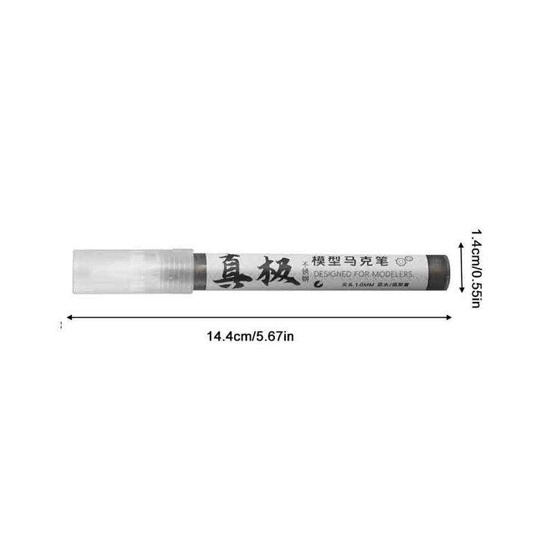 8 Colors Metallic Marker Pen 1Mm Diy Reflective Paint Pen Permanent Gold Silver Marker Touch Up School Model Painting Marking