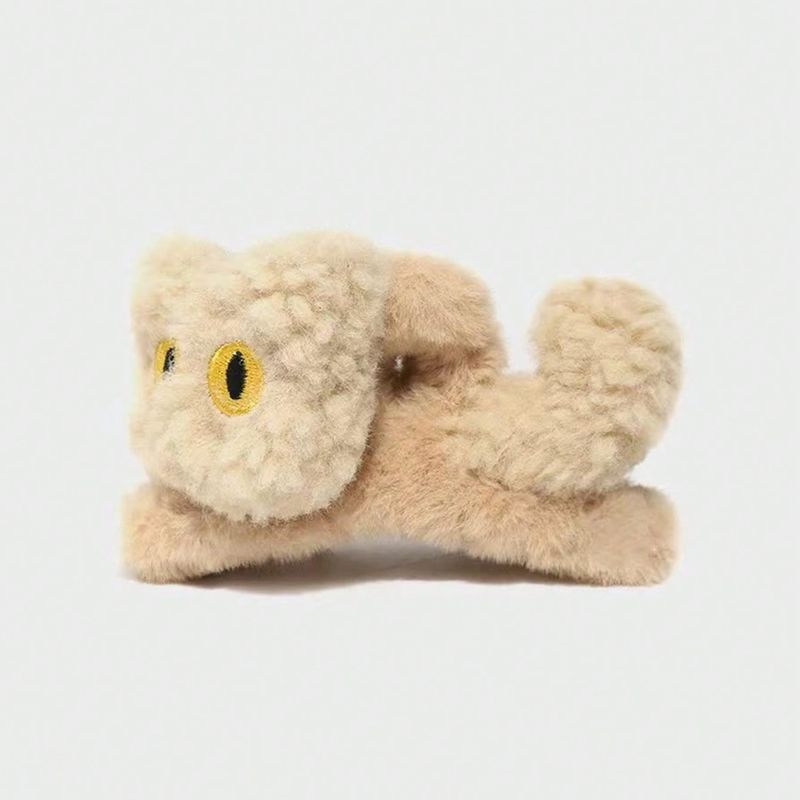 

1 шт. разноцветная женская и девичья осенне-зимняя плюшевая объемная кошка, большого размера, милая заколка-клип, заколка-акула, заколка-краб для волос