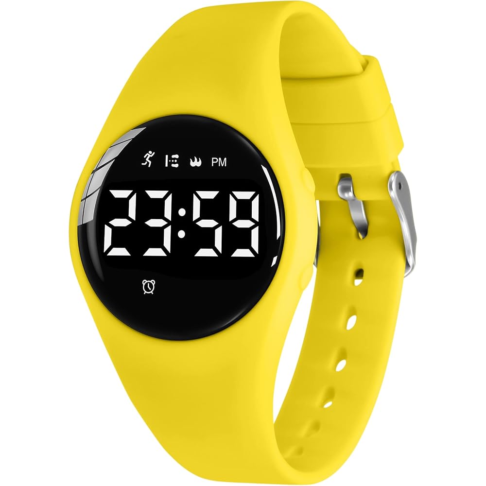 ShunkanSai Kids Digital Sports Watch with Pedometer, Waterproof, Rechargeable, Multi-Function Activity Tracker