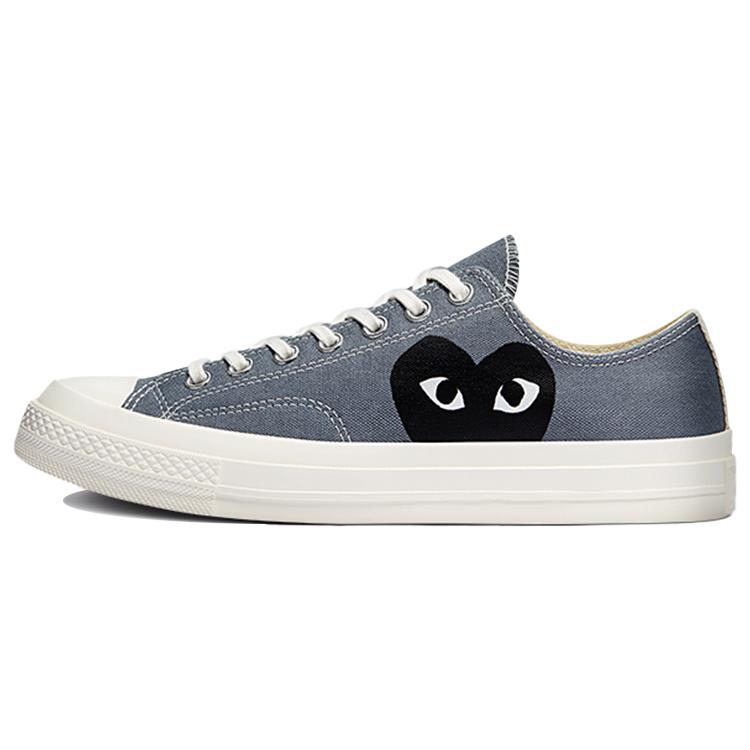 

новые Chuck 70 Comme Des Garçons Play X Converse низкие Стальной серый 42.5